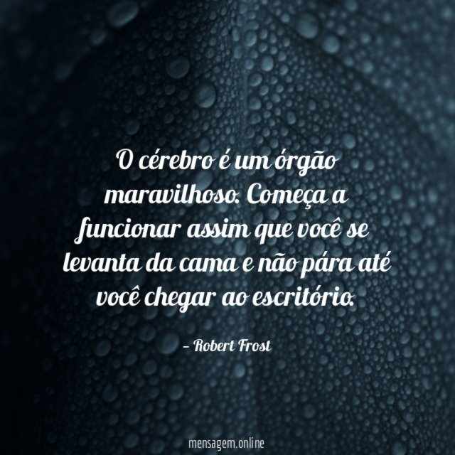 O cérebro é um órgão maravilhoso