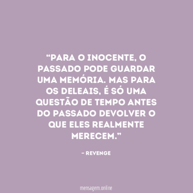Para o inocente