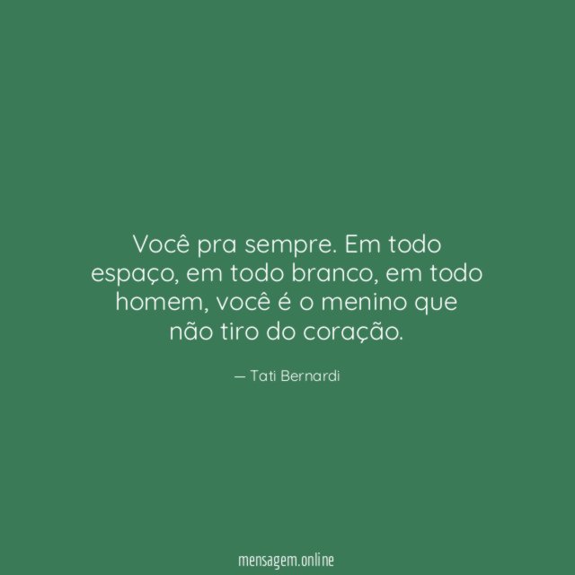 Você pra sempre