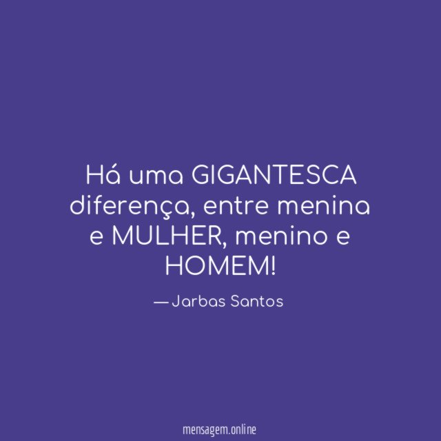 Há uma GIGANTESCA diferença