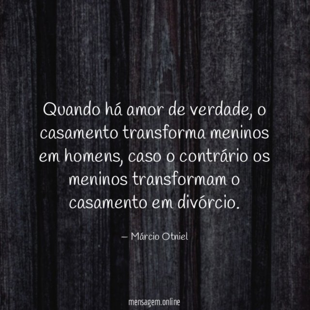 Quando há amor de verdade