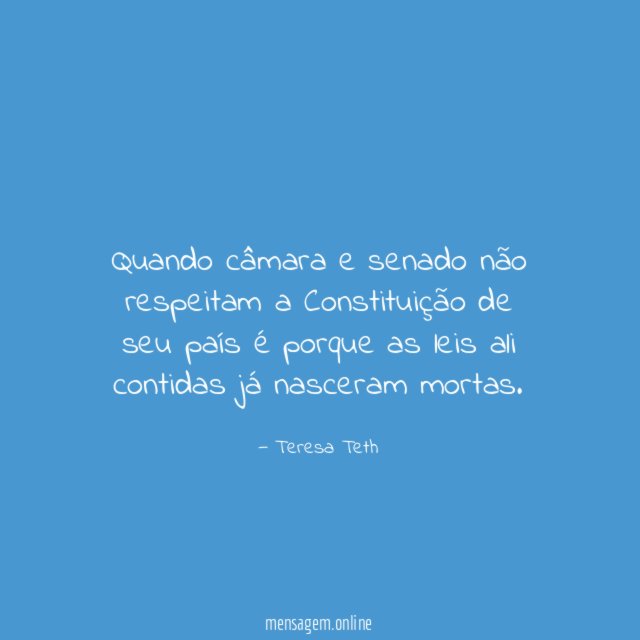 Quando câmara e senado não respeitam a Constituição