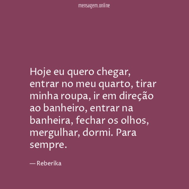 Hoje eu quero chegar