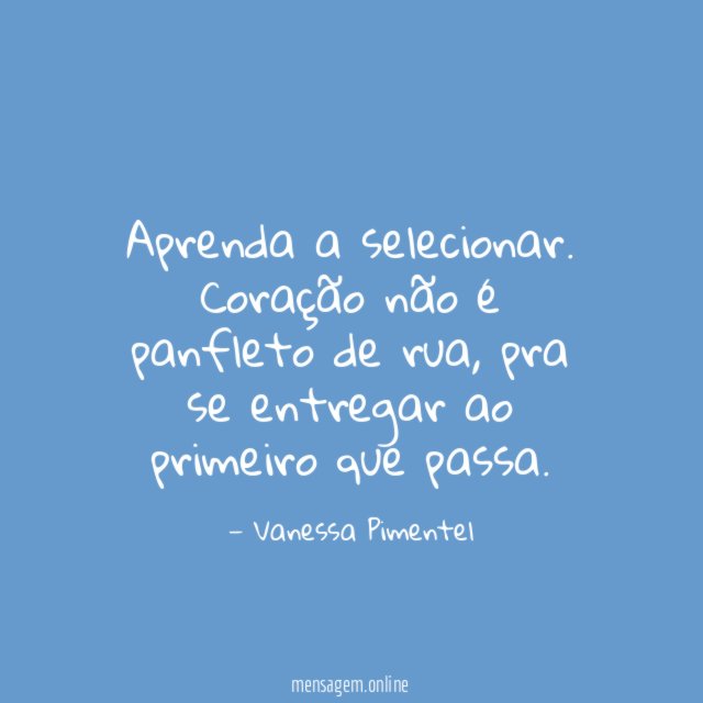 Aprenda a selecionar