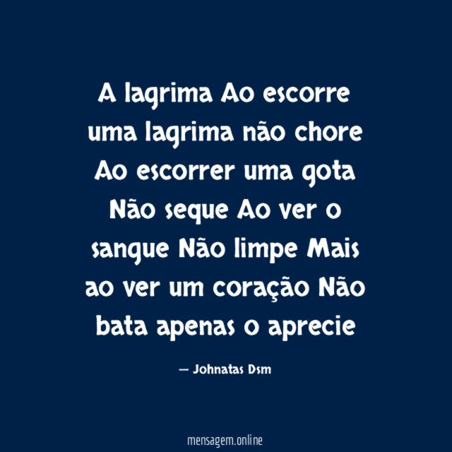 A lagrima