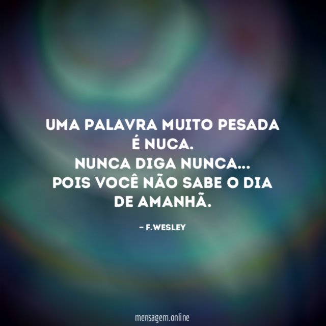 Uma palavra muito pesada é NUCA
