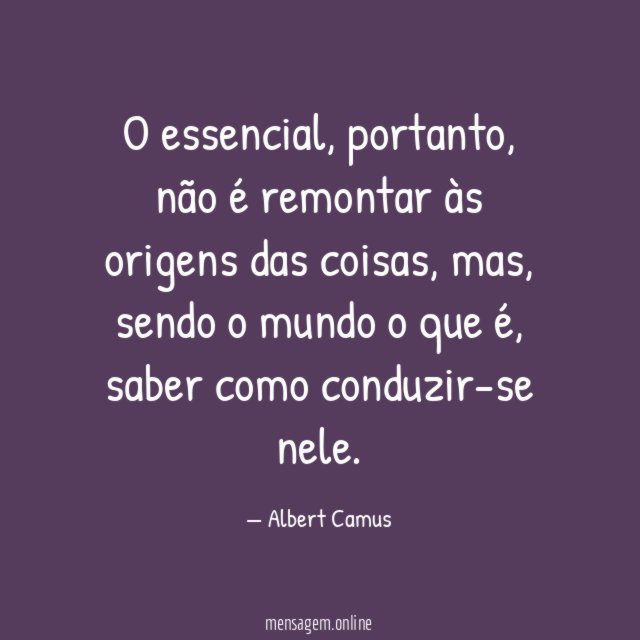 O essencial