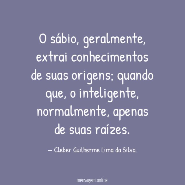 O sábio