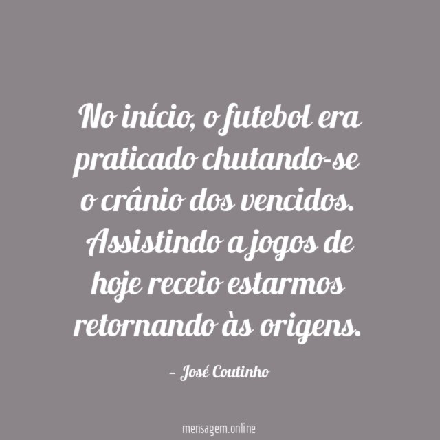 No início