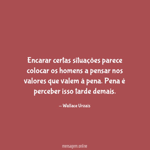 Encarar certas situações parece colocar os homens a
