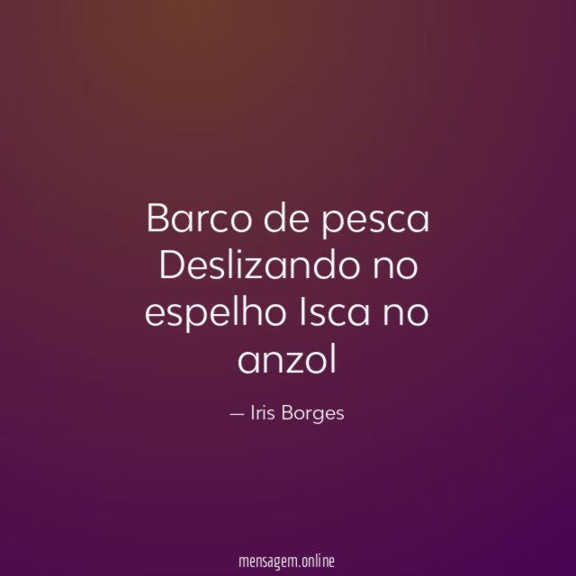 Barco de pesca Deslizando no espelho Isca no anzol