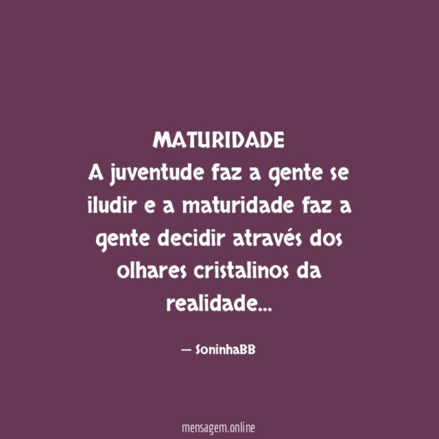 MATURIDADE