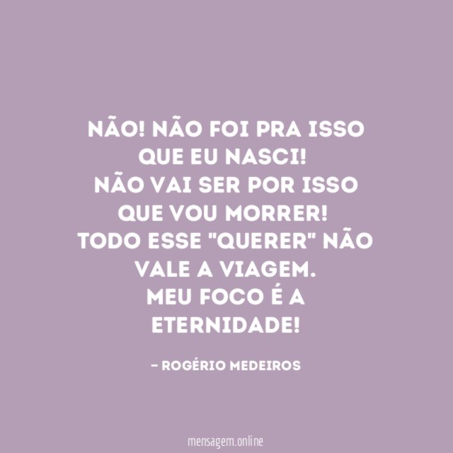 NÃO