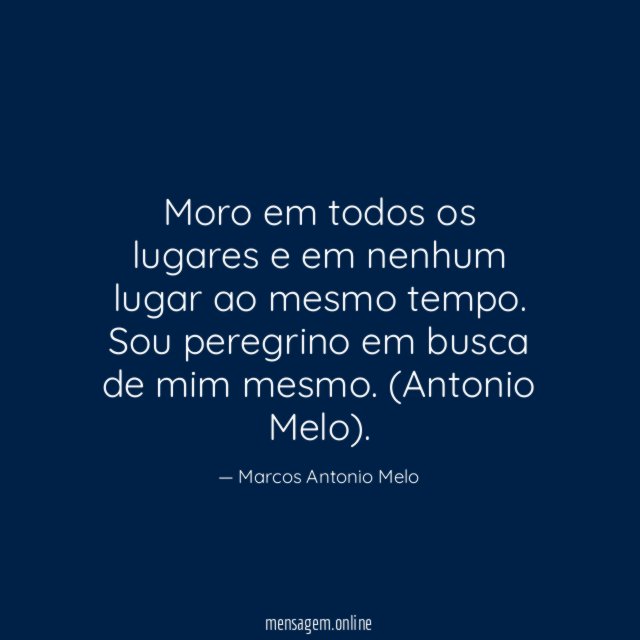 Moro em todos os lugares e em nenhum lugar ao mesmo tempo