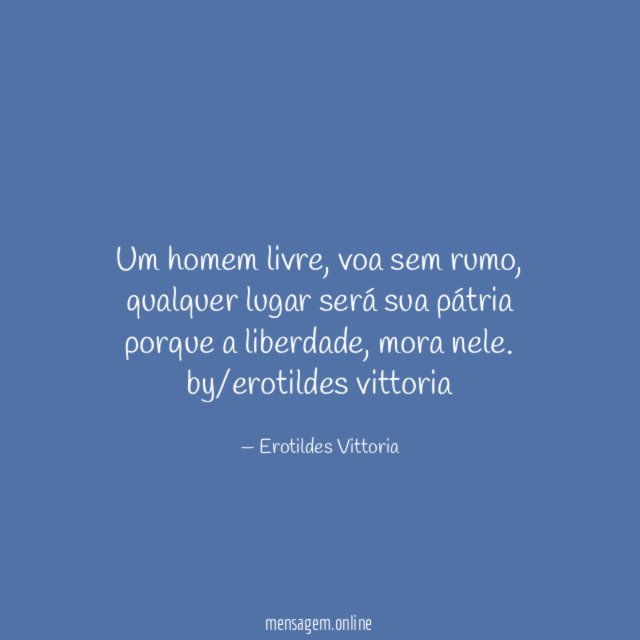 Um homem livre