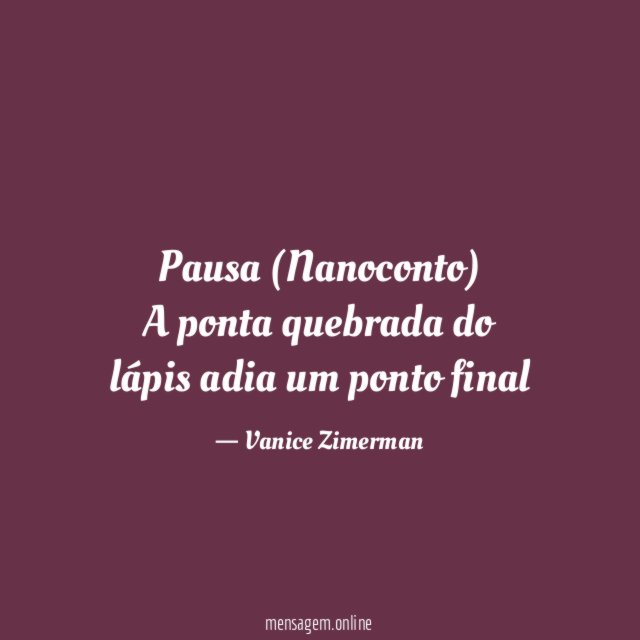 Pausa (Nanoconto)