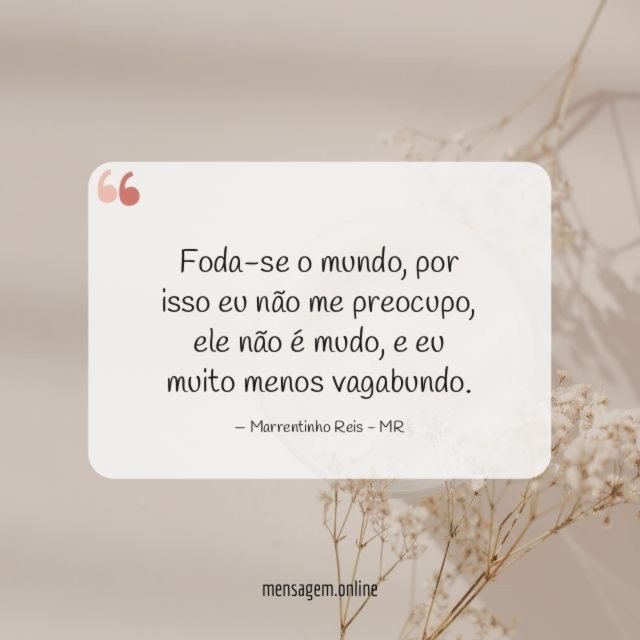 Foda-se o mundo