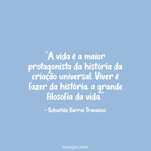 A vida é a maior protagonista da história da criação universal