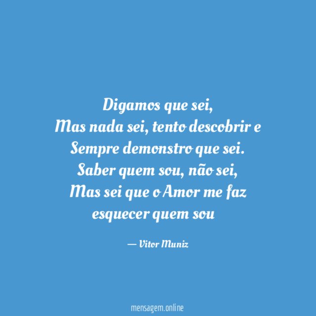 Digamos que sei