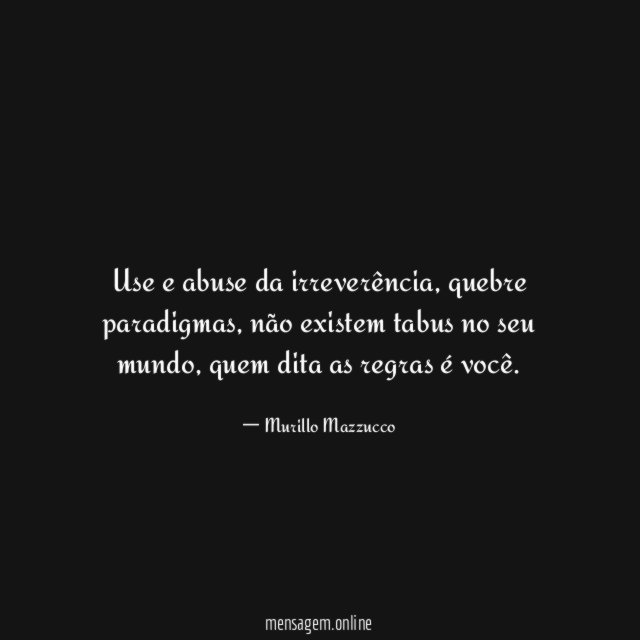 Use e abuse da irreverência