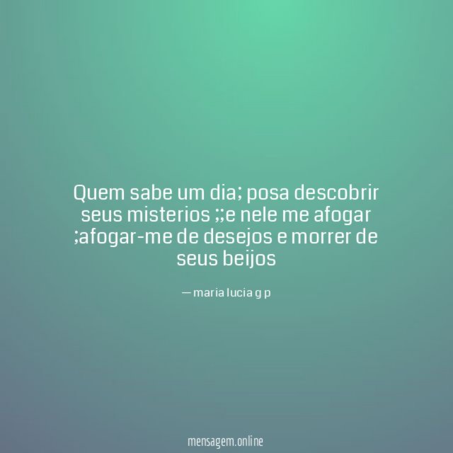 quem sabe um dia