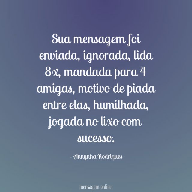 Sua mensagem foi enviada