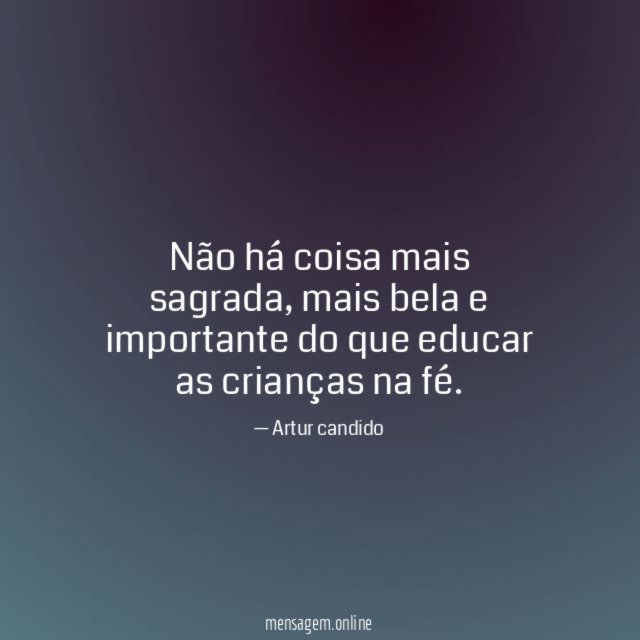 Não há coisa mais sagrada