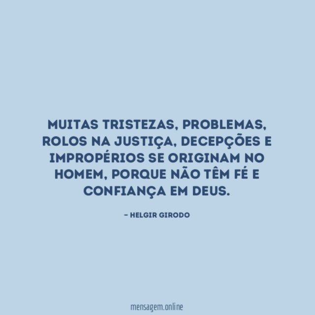Muitas tristezas