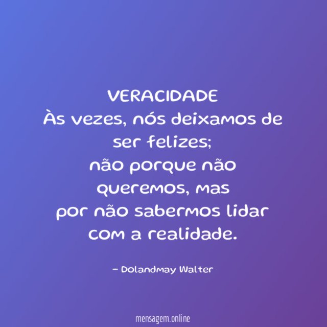 VERACIDADE