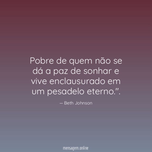 Pobre de quem não se dá a paz