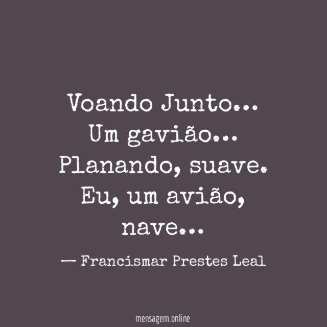 Voando Junto…