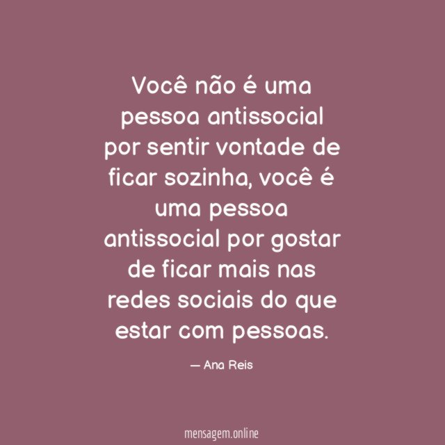 Você não é uma pessoa antissocial por sentir vontade de ficar sozinha