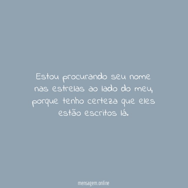 Nas estrelas