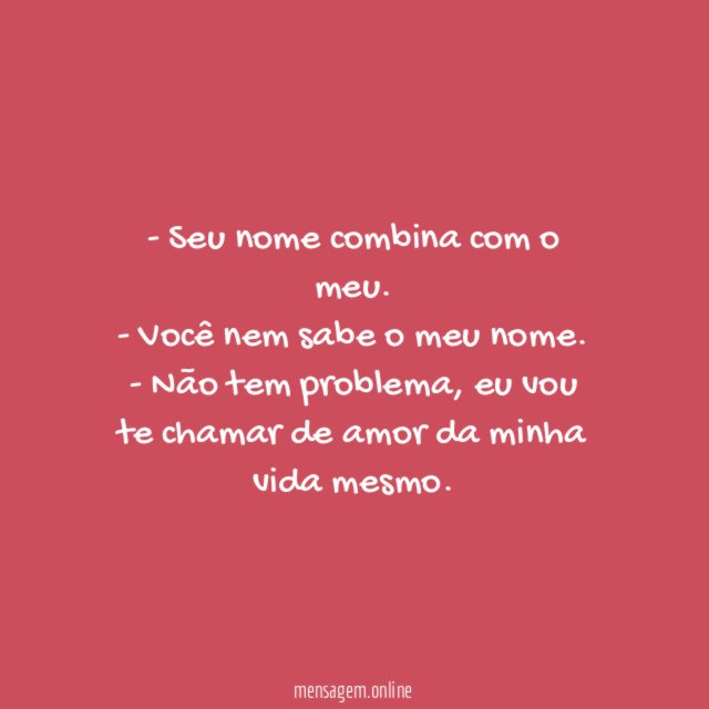 Nossos nomes combinam