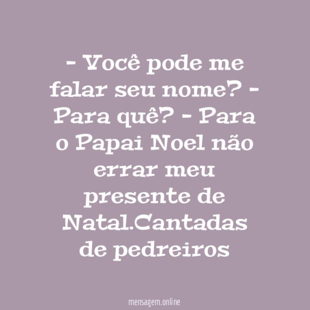 Um presente desses
