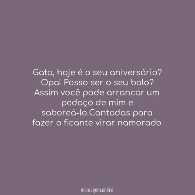 Fica, vai ter bolo
