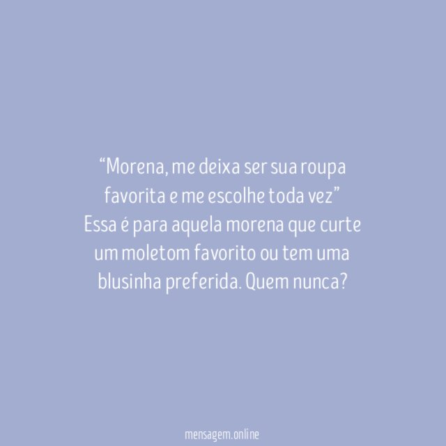 Roupa favorita