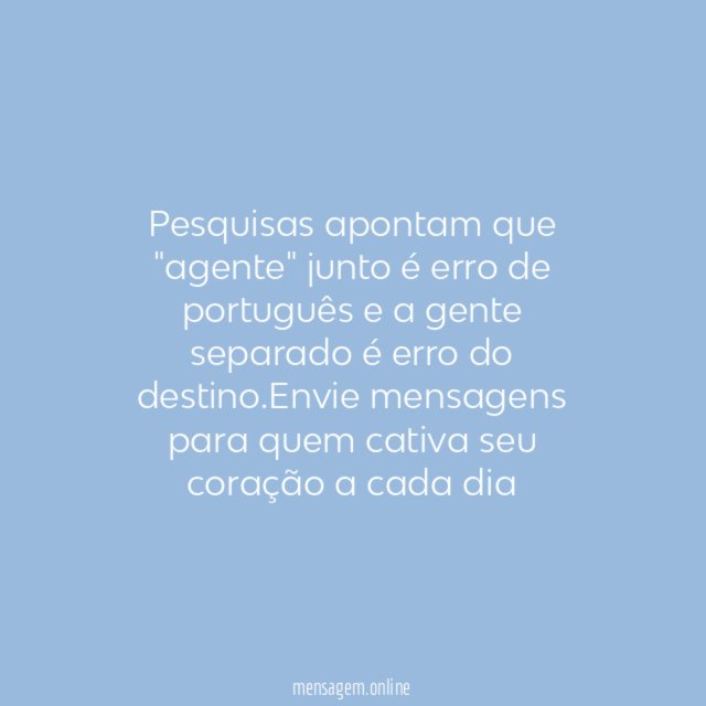 A gente