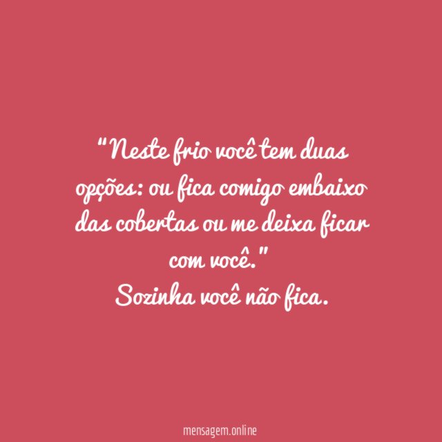 Dou escolhas para você