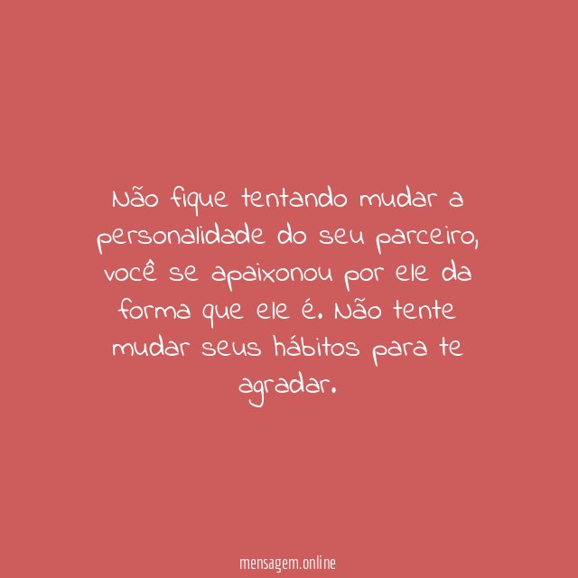 Aceite a pessoa como ela é