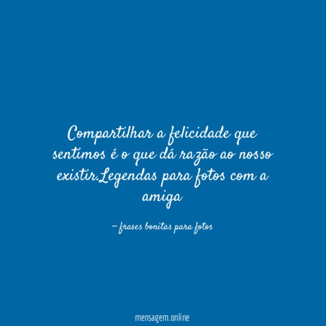 A felicidade compartilhada