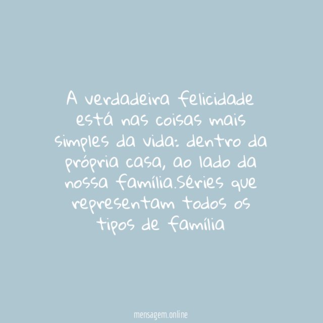Verdadeira felicidade