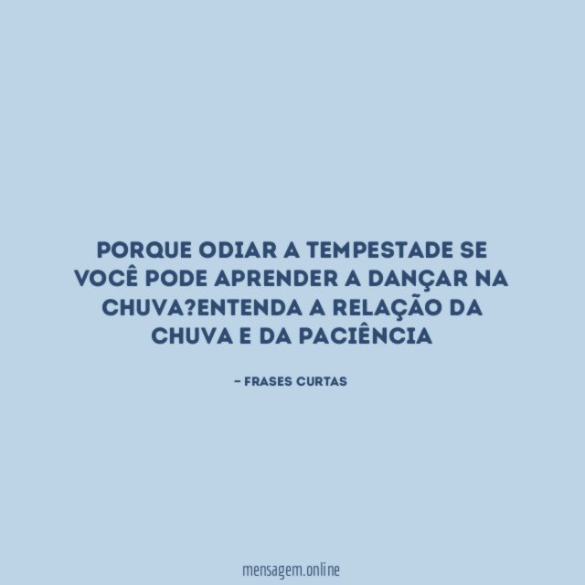 Dançar na chuva