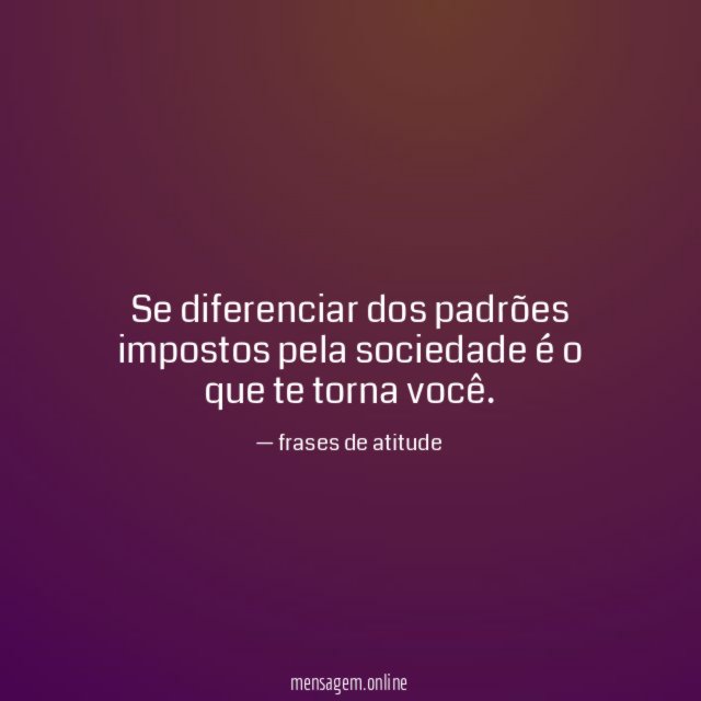 Ouse ser diferente