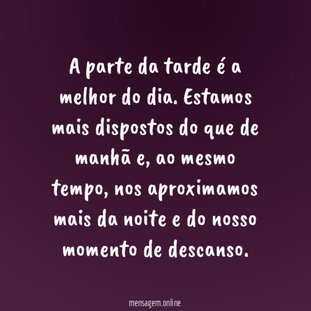 Melhor hora do dia