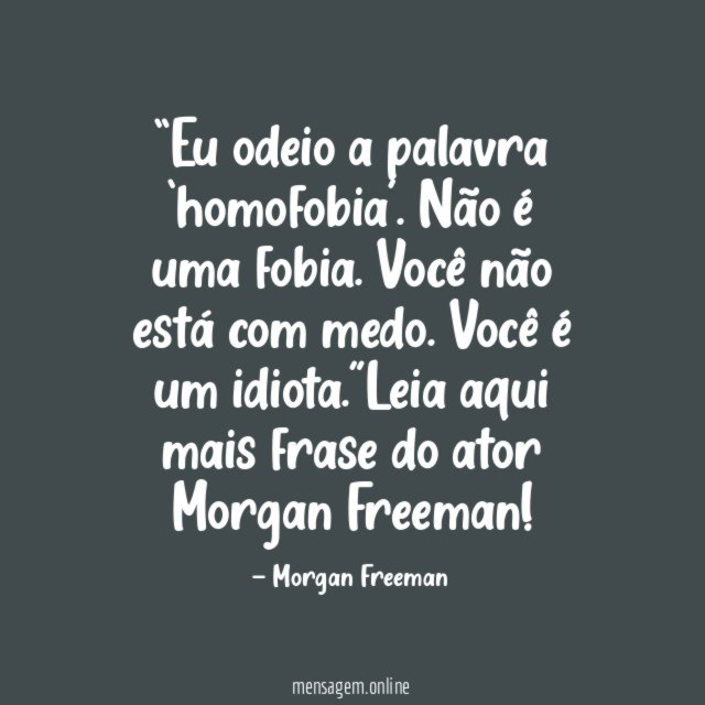 Medo?
