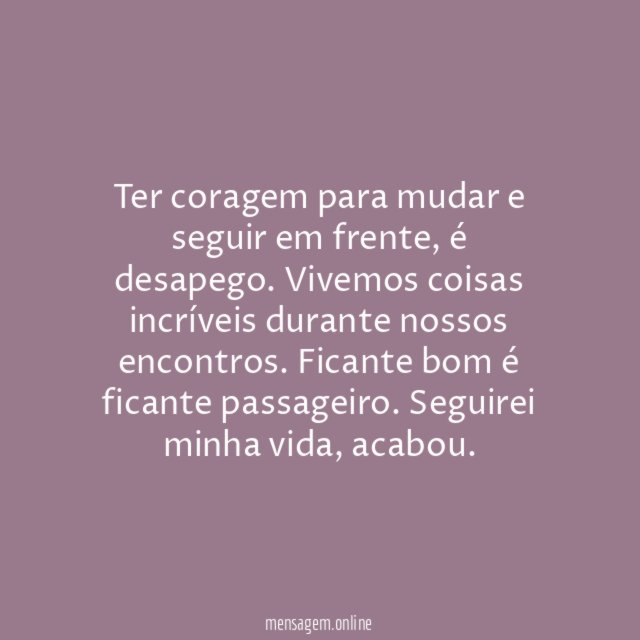 Foi bom enquanto durou