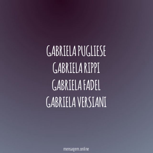 Gabs blogueiras para você conhecer