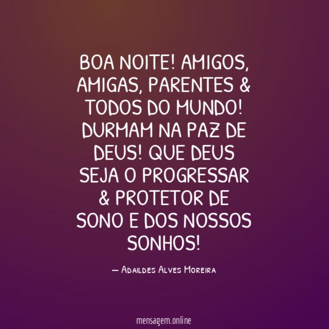 BOA NOITE