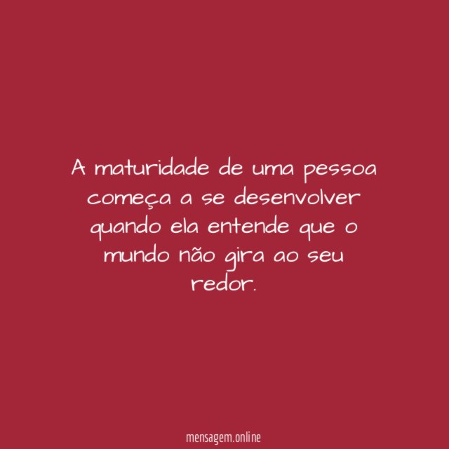 Chegou a hora de crescer